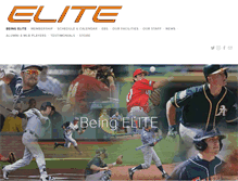 Tablet Screenshot of elitebaseball.net